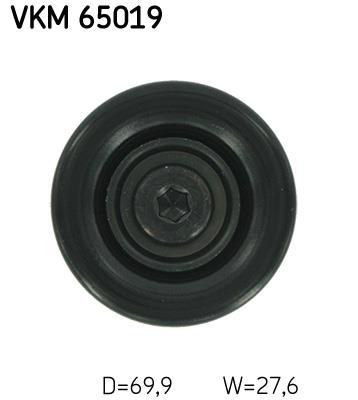 Galet enrouleur de courroie d'accessoire SKF ref. VKM 65019